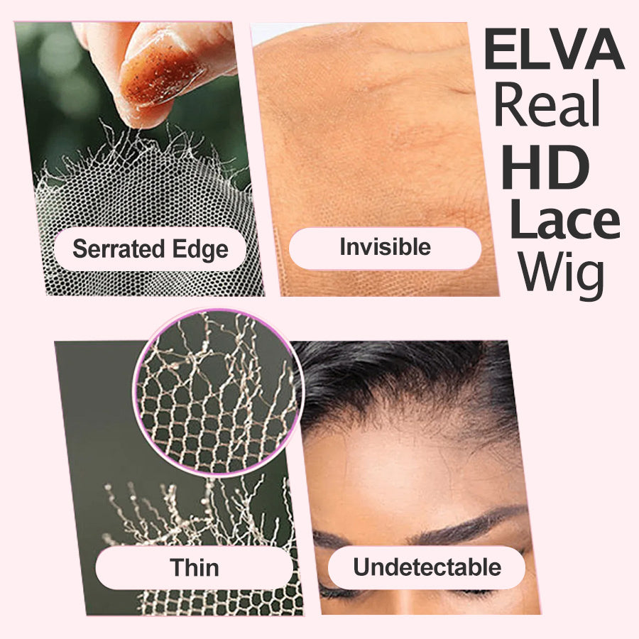 Glueless 5x5 Closure Undetectable HD Lace Bob Wig 100% Human Hair | Pre-bleached Knots【N21】