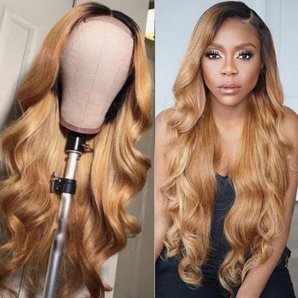 Yonce Wig Glueless 13x6 Lace Wigs Wavy Human Hair Wigs Pre Plucked Hairline With Baby Hair (y01)