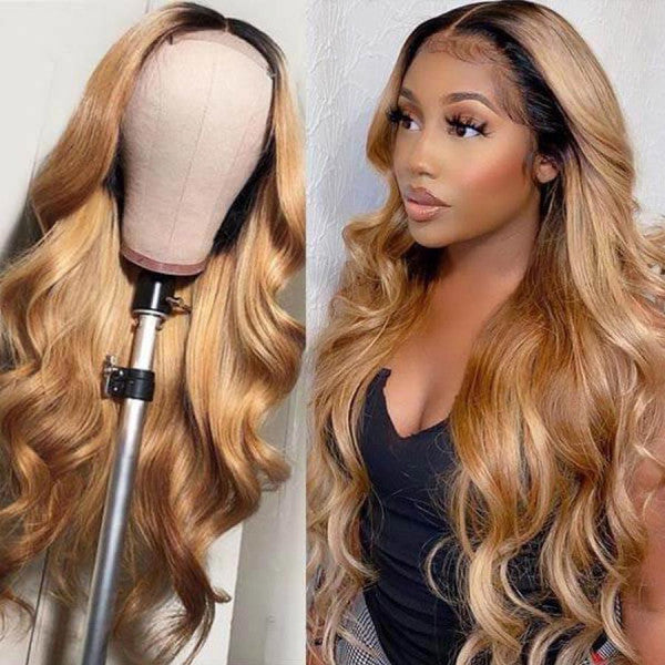 Yonce Wig Glueless 13x6 Lace Wigs Wavy Human Hair Wigs Pre Plucked Hairline With Baby Hair (y01)