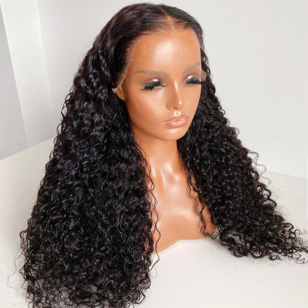 Elva hair 13x6 wave 100% human Lace Front Wigs Pre Plucked (y12)