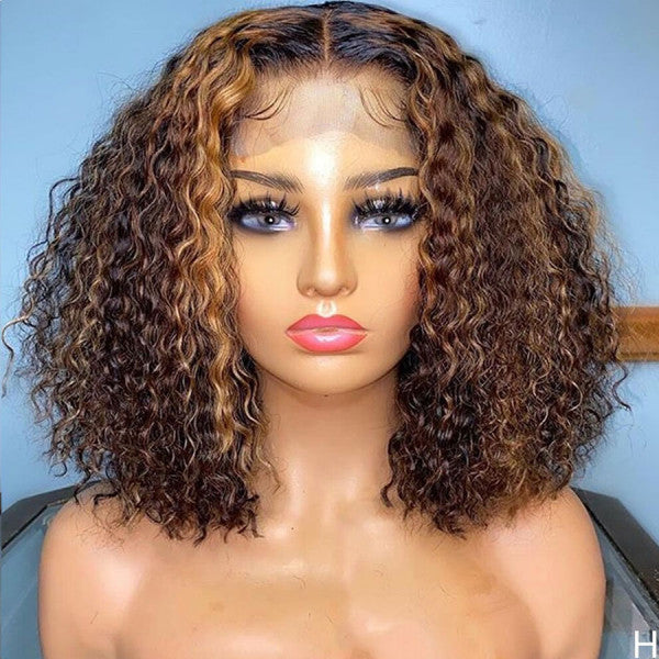 Summer Wigs!!! Elva hair 13x6 human Lace Front Wigs 150 density Pre Plucked 【N07】